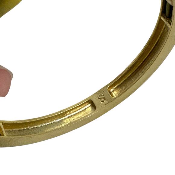 3/$20 Lia Sophia Set 2 Women's Goldtone & Enamel Rhinestones Chromatic Blacelets - Picture 7 of 8